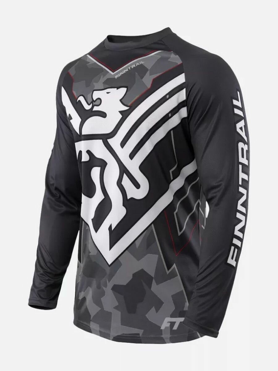 Джерси FINNTRAIL JERSEY CamoShadowBlack Размер L