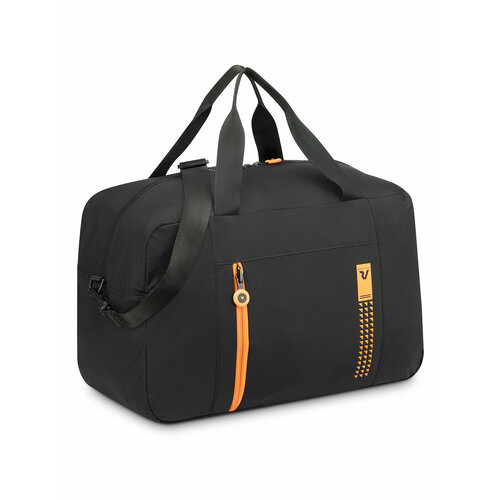 Сумка дорожная RONCATO, 23 л, 25х20х40 см, ручная кладь, черный, оранжевый сумка 416206 joy cabin bag black