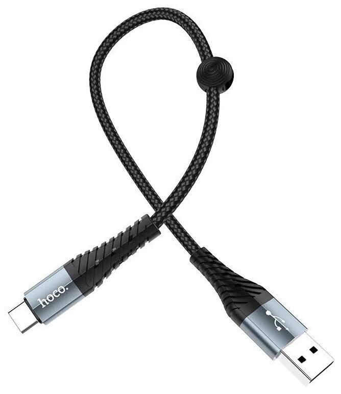 Кабель Hoco X38 Cool USB - USB Type-C, 1 м, черный