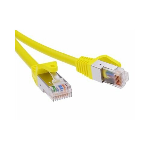 DKC Патч-корд экранированный CAT5E F/UTP 4х2, LSZH, желтый, 7.0м RN5EFU4570YL (10 шт.) патч корд экранированный cat5e f utp 4х2 lszh белый 0 5м dkc rn5efu4505wh 1 шт