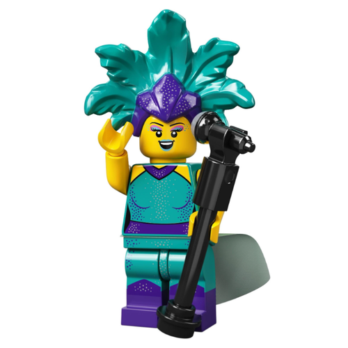 Конструктор LEGO Minifigures Series #21 71029 Звезда кабаре конструктор lego minifigures series 21 71029 сёрфер с веслом