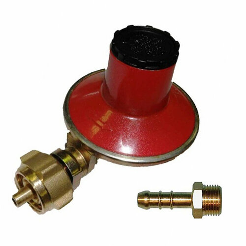 Газовый редуктор Gnali Bocia N240 для баллонов, KLF, 4 кг/час, 20-60 мбар + Штуцер Ø10 мм 3/8″