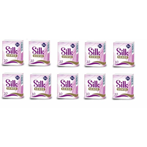 Носовые платочки Ola Silk Sense 10 штук 10 упаковок 556₽
