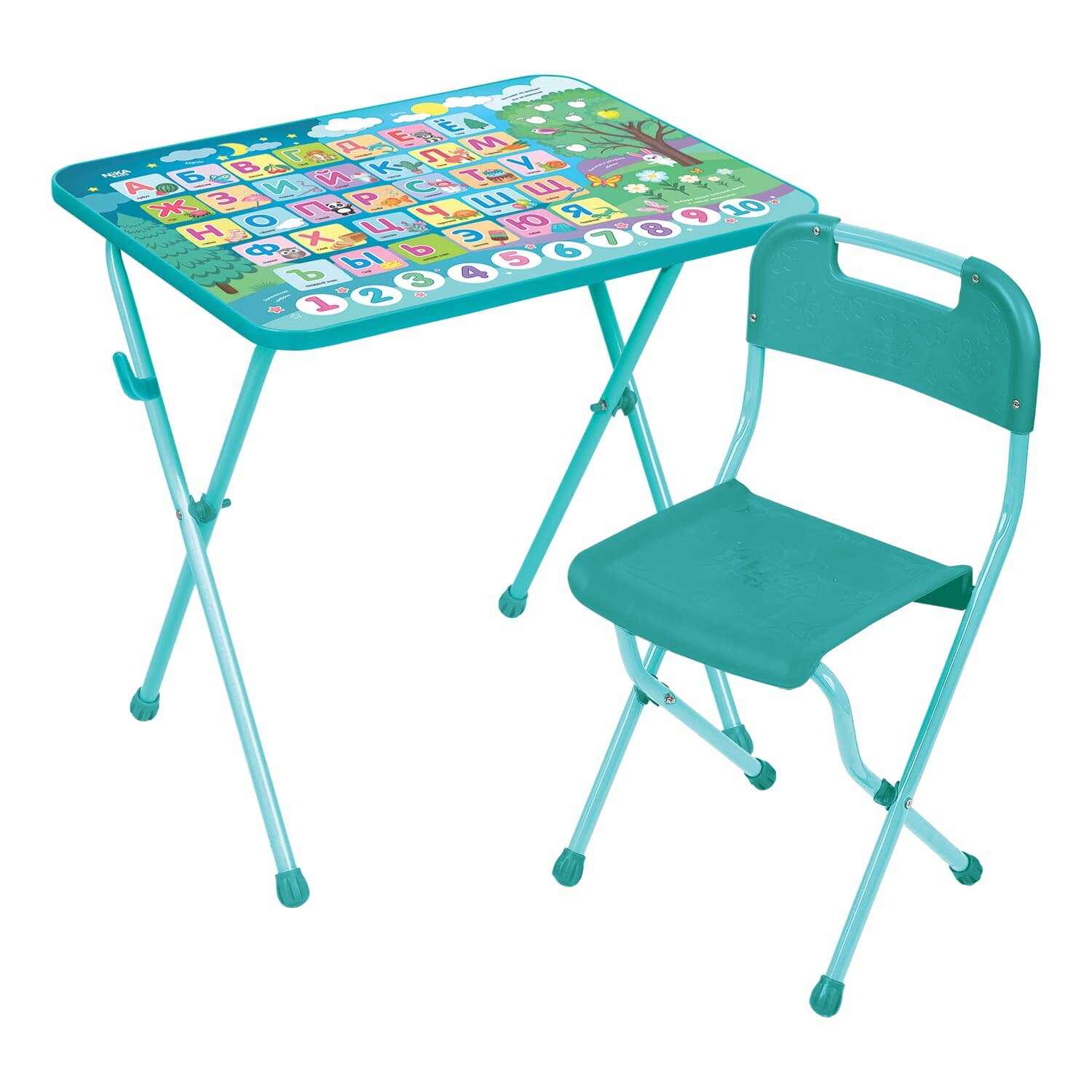 Комплект детский КП/А1 азбука (стол+стул пласт) НИКА ИП