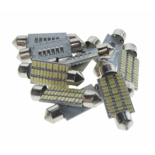 Лампа светодиодная 12V C10W SV85-8 41мм 6000K 36 SMD White 085182W MEGA ELECTRIC 467₽