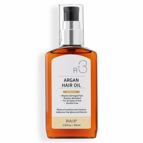 Аргановое масло для волос оригинальное / R3 Argan Hair Oil Original, 100 мл. RAIP