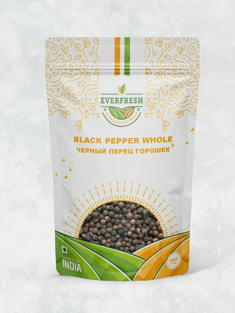 Черный перец горошек (Black Pepper Whole), 50 г