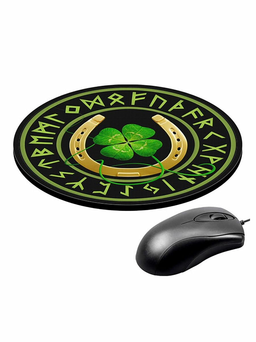 Коврик для мышки круглый d.20 см. Вербица — фото 1