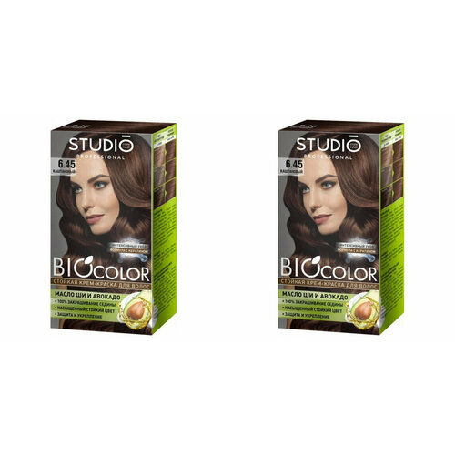 Крем-краска для волос Studio Professional BioColor 645 каштановый 115 мл 2 шт 748₽