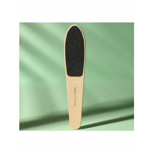 Тёрка для ног наждачная двусторонняя 16 5 см деревянная 383₽