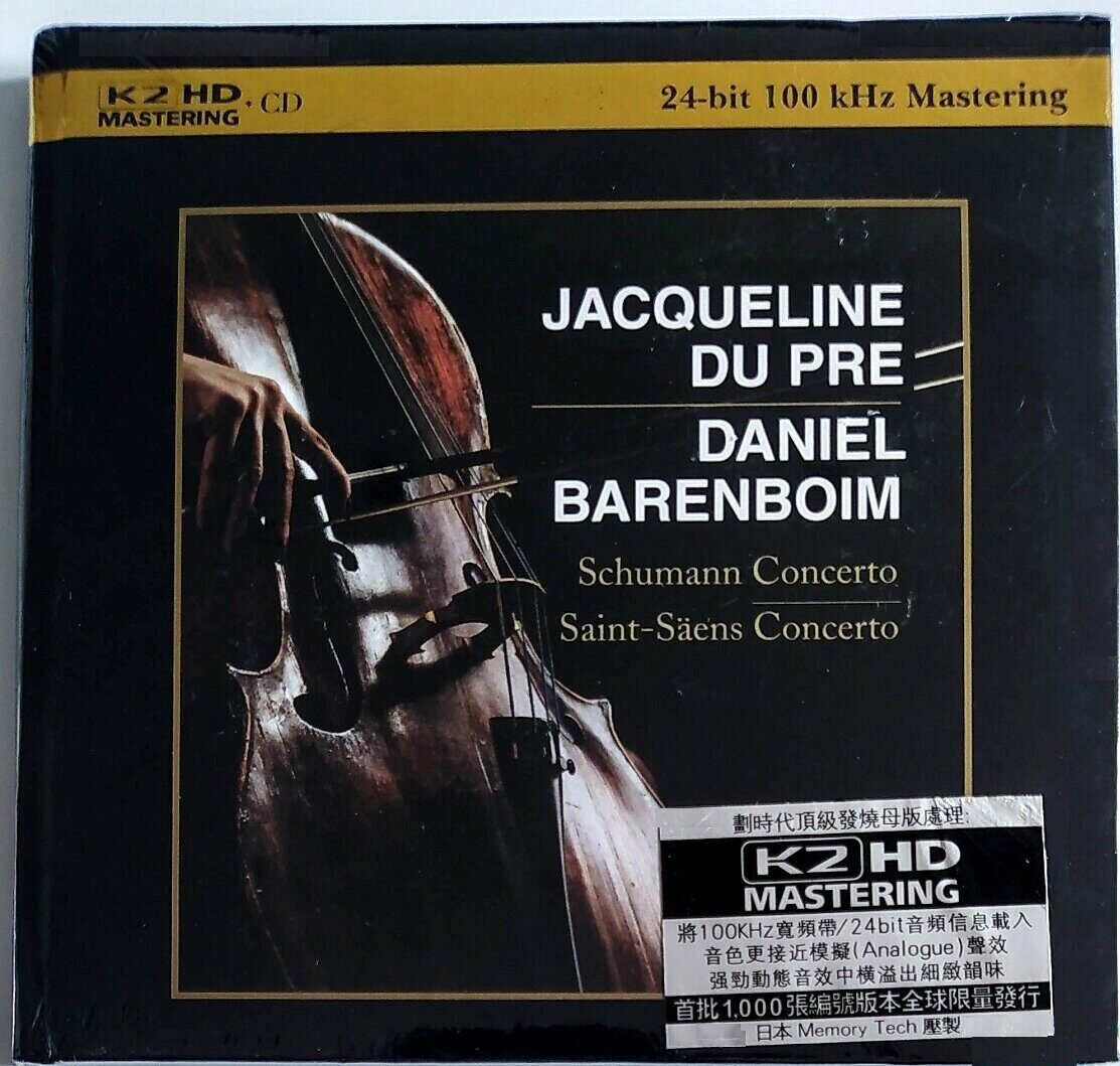 Schumann/Saint-Saiens-Cello Concertos-Jacqueline du Pre < Universal K2HD CD Japan Hong Kong (Компакт-диск 1шт)