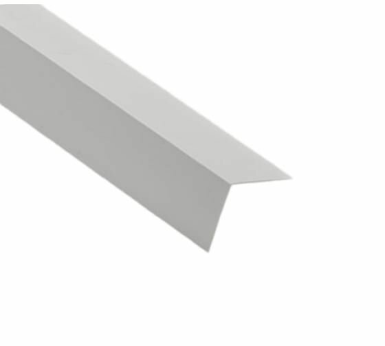 фото Уголок отделочный пластиковый 20х20х2700 мм белый УгПл003