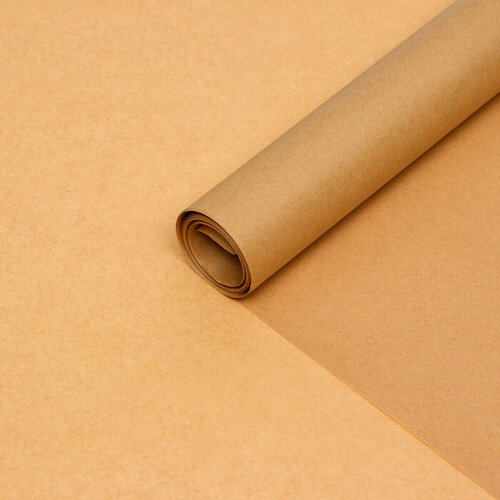 Пергамент силиконизированный "UPAK LAND", коричневый, жиростойкий, 38 см х 8 м (комплект из 9 шт)