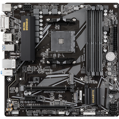 Материнская плата Gigabyte B550M DS3H v17 B550M DS3H rev17 1272000₽