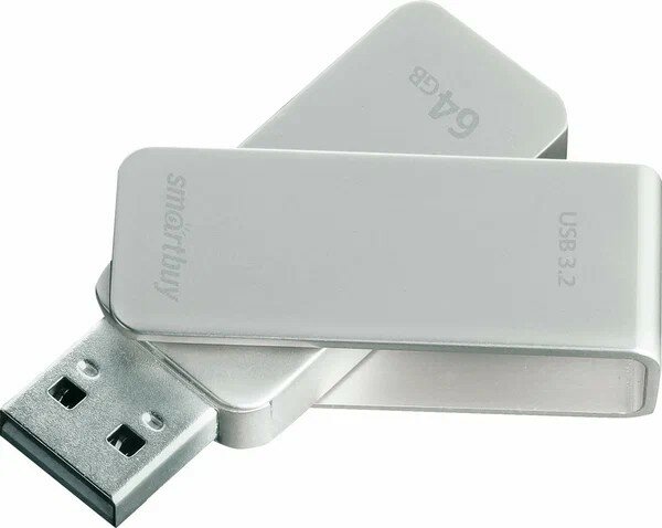 3.0/3.2 USB флеш накопитель Smartbuy Gen.1 64GB M1 Metal Grey (SB064GM1G)