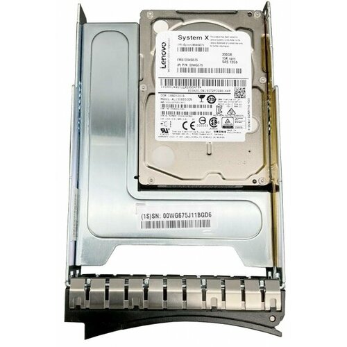 Жесткий диск IBM 00WG676 300Gb 15000 SAS 35 HDD 30635₽