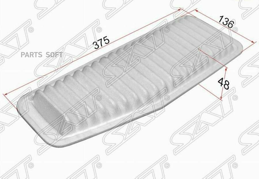 Фильтр воздушный TOYOTA RAV4 00-05/ALPHARD 02-08/ESTIMA 00-06 SAT ST-17801-28010 | цена за 1 шт