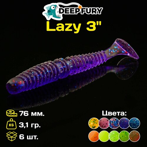 Силиконовая приманка Deep Fury Lazy 3
