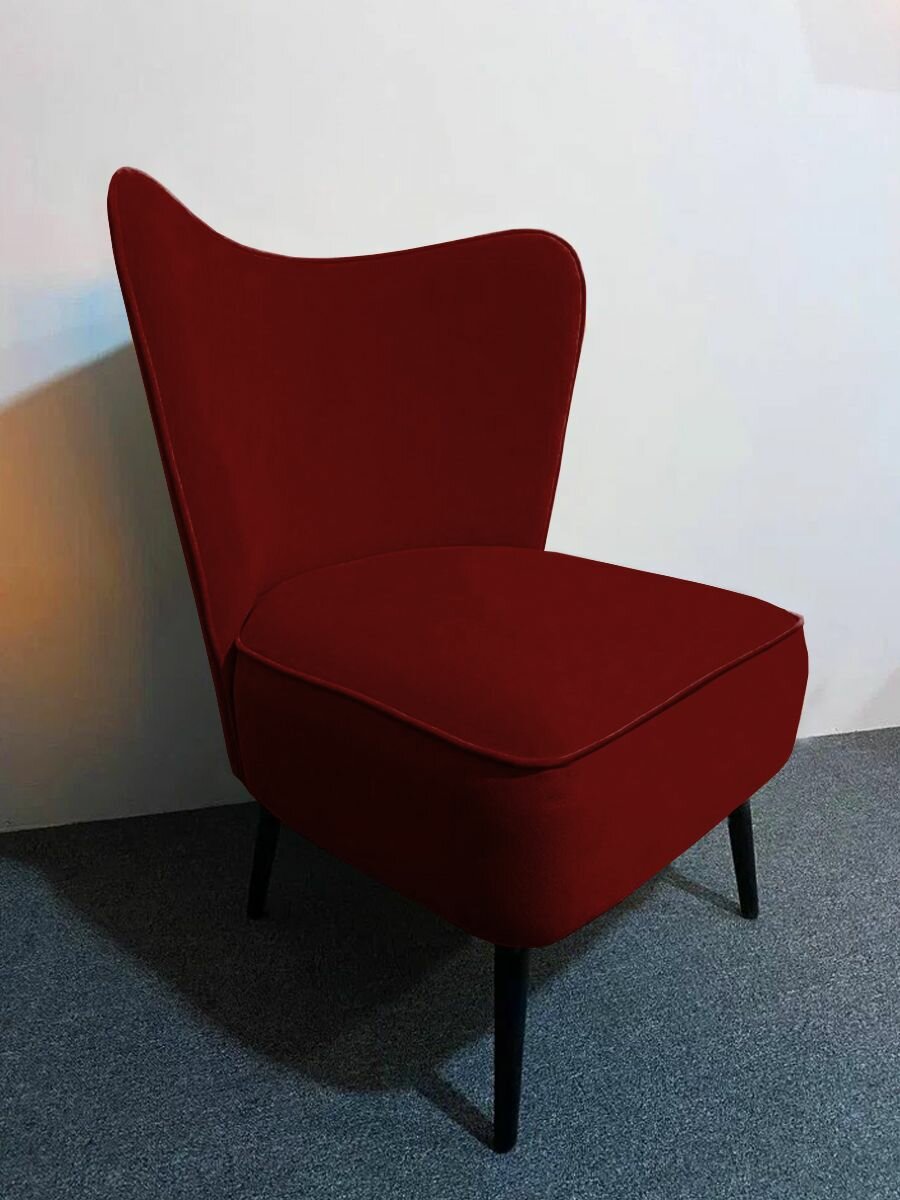 Кресло Кельвин, цвет: темно-красный
