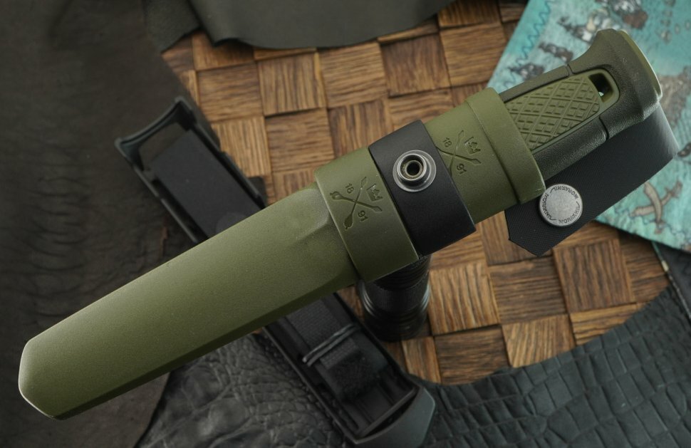 Нож Mora Kansbol Multi-mount (13507) разделочный лезв.109мм оранжевый/красный - фото №10