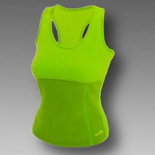 Майка BRADEX, размер ХXXXL, зеленый мужской тренировочный корсет компрессионная рубашка для похудения майка для похудения боди шейпер облегающая майка контрольный пояс жи