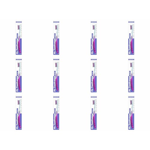 Mr.Tooth Зубная щетка 360 Care, средняя, 12 шт