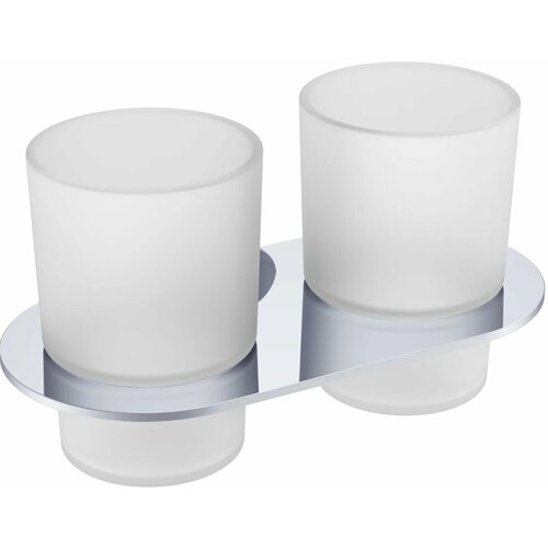 Стакан для зубных щеток Raglo R30008 двойной настенный хром 3812₽