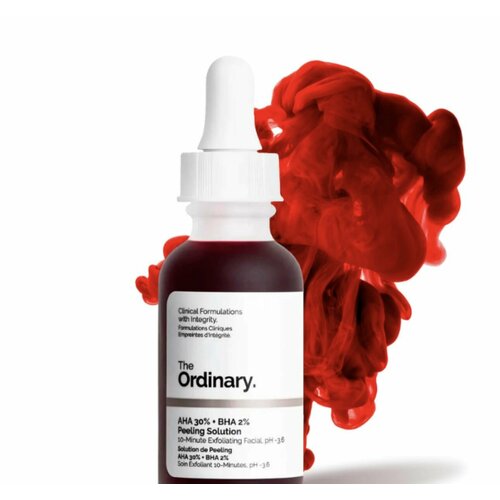 The Ordinary Кровавый пилинг сыворотка для лица 30 мл AHA 30% + BHA 2% peeling solution, 30 ml care nel пилинг aha 30% bha 2% peeling serum кровавый для лица 30 мл