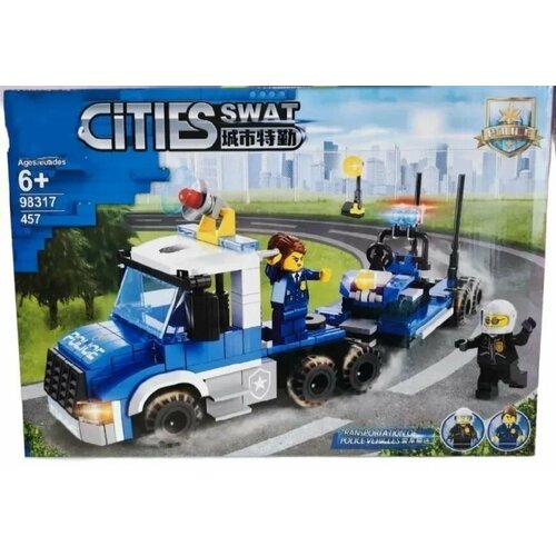 Конструктор Полицейский грузовик 457 дет 98317 конструктор city swat полицейский грузовик 457 деталей