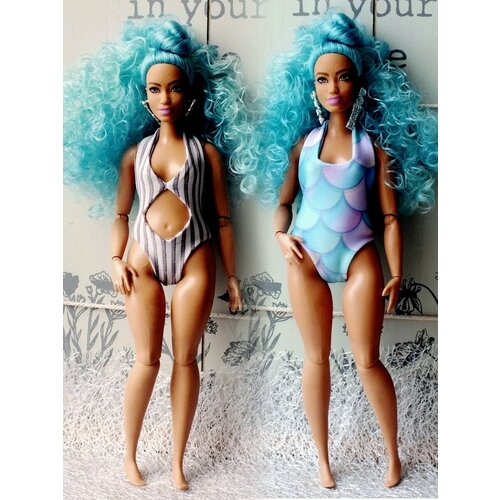Набор купальников для куклы Барби Пышка