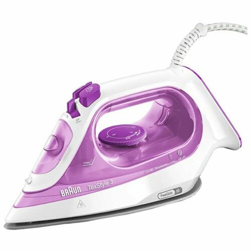 Утюг SI3030PU 2300 Вт керамическая подошва 45 гмин 270 мл бело-розовый 878200₽