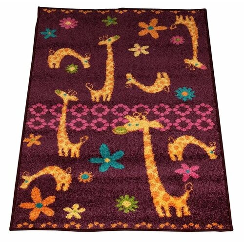 Ковер детский FUNKY Giraffe a violet Детский коврик 08 x 12 м 1764₽
