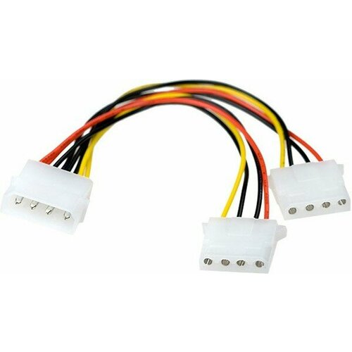 exegate ex261530rus разветвитель питания ide устройств molex ide в 2 molex ide 15см EX261530RUS, Разветвитель питания ExeGate EX-CC-PSU-1 (Molex/2xMolex, для HDD, 0,15м)