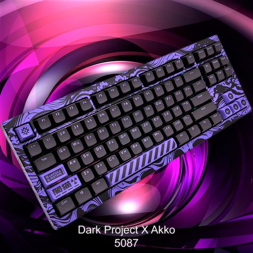Клавиатура Dark Project X AKKO 5087 Purple G3ms Sapphire Switch 899000₽