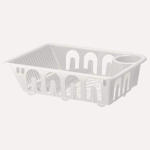 Изображение товара FLUNDRA Сушилка посудная IKEA, белый (10376154)