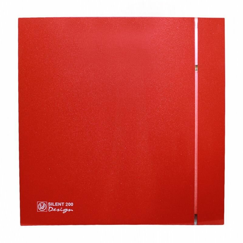 Вентилятор SILENT-200 CZ RED DESIGN-4C (220-240V 50HZ) RE