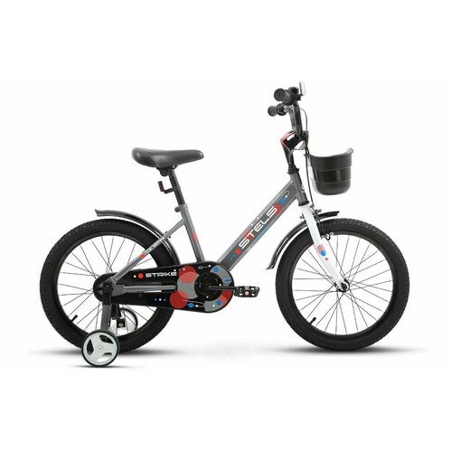 Велосипед детский STELS Strike VC 18 Z010, 9.8 Серый тормоз клещевой ztto rm 48 63мм задний