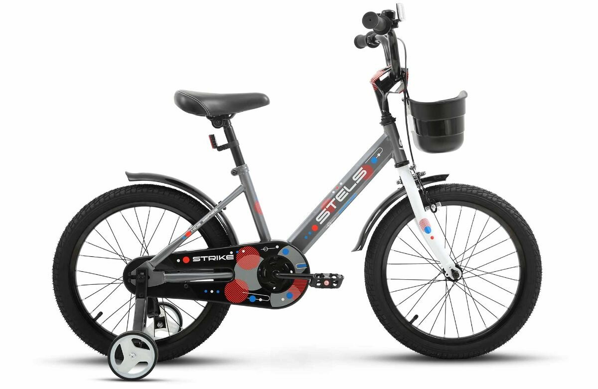 Велосипед детский STELS Strike VC 18" Z010, 9.8" Серый