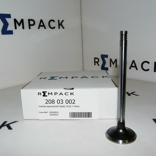 Клапан выпускной Deutz 1013 Volvo REMPACK 20803002 04204015 20565912 1011₽