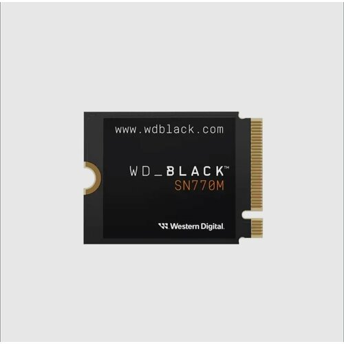 Western Digital 1 ТБ Внутренний SSD-диск WD BLACK SN770M 1TB PCIe40 M2 2230 NVMe WDS100T3X0GWDBDNH0010BBK 999900₽