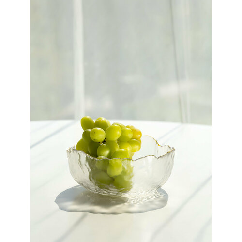 Салатник LUCKY 17x85см 620мл стекло прозрачный с золотой каймой 625₽