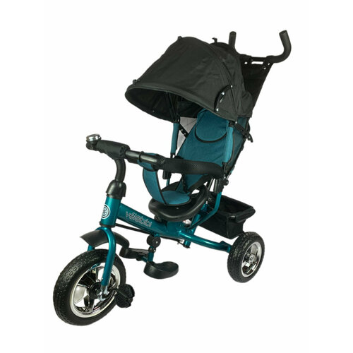 Велосипед 3-х колесный Velobibi Сатурн бирюзовый колеса EVA 12/10 ВЛ-0876