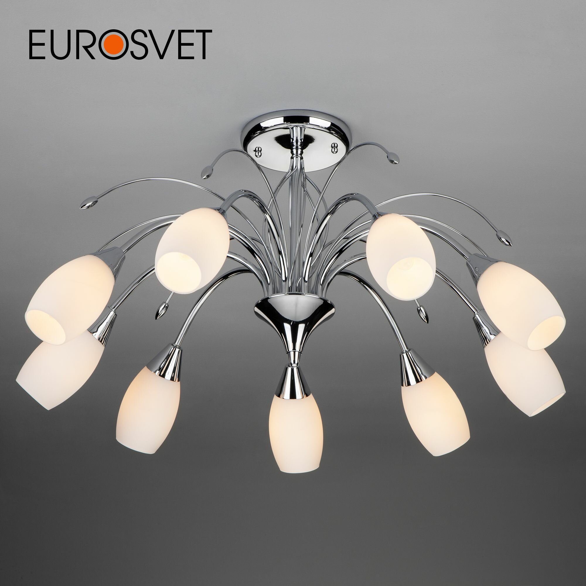 Люстра / Потолочный светильник Eurosvet Ginevra 22080/9 хром IP20