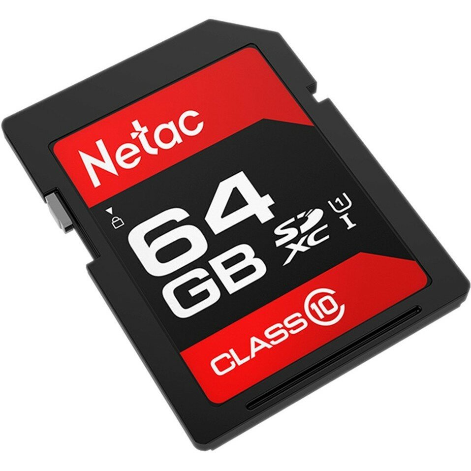 Карта памяти SDXC 64 GB Netac Class10