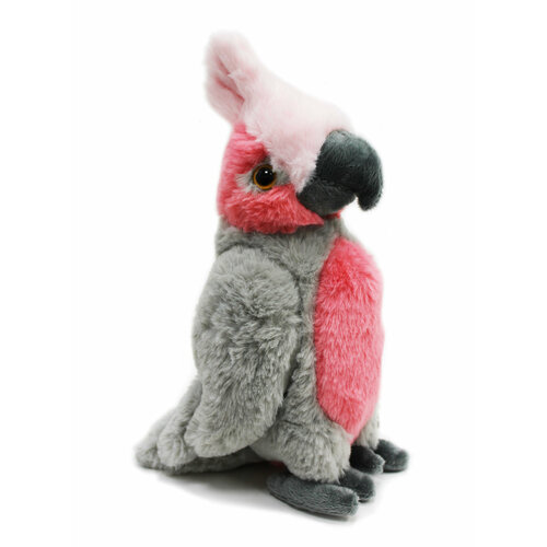 Мягкая игрушка BEPPE Попугай Какаду розовый 33 см