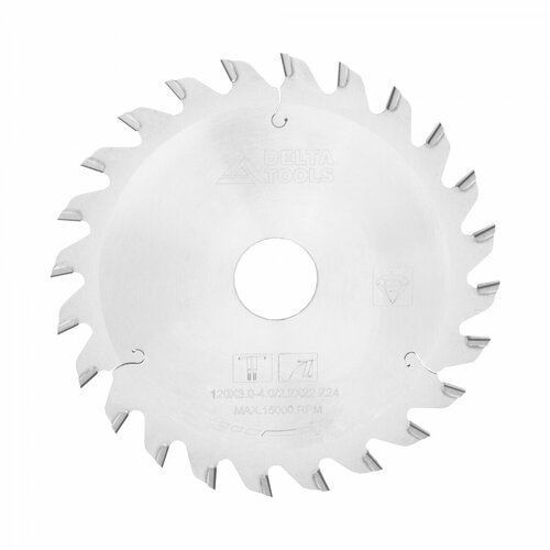 Пила подрезная DELTA TOOLS 120x22x3.0/4.0x24T алмазная коническая
