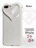 Чехол на iPhone 7 Plus/8 Plus с защитой камеры, белый с дизайном ...