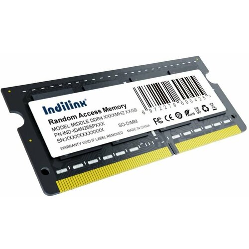 Память SO-DIMM DDR4 16Gb PC25600 3200MHz CL22 Indilinx 12V RTL IND-ID4N32SP16X 452500₽