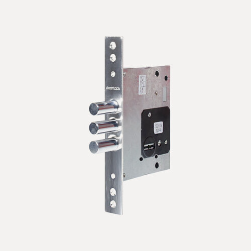 Изображение товара Замок дверной, врезной DOORLOCK 9257K, сувальдный, хромированный