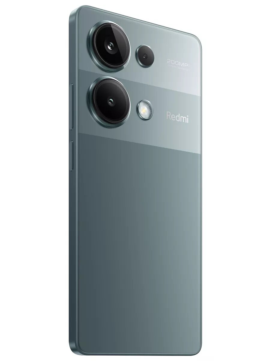 Смартфон Xiaomi Redmi Note 13 Pro RU 12+512 N6/Forest Green 6.67 FHD+/AMOLED/120 Hz/MTK G99 Ultra/And13/200+8+2/16MP/NFC/5000mAh — фото 1